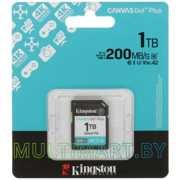 Карта памяти Kingston Canvas Go! Plus SDXC 1TB (SDG4/1TB)